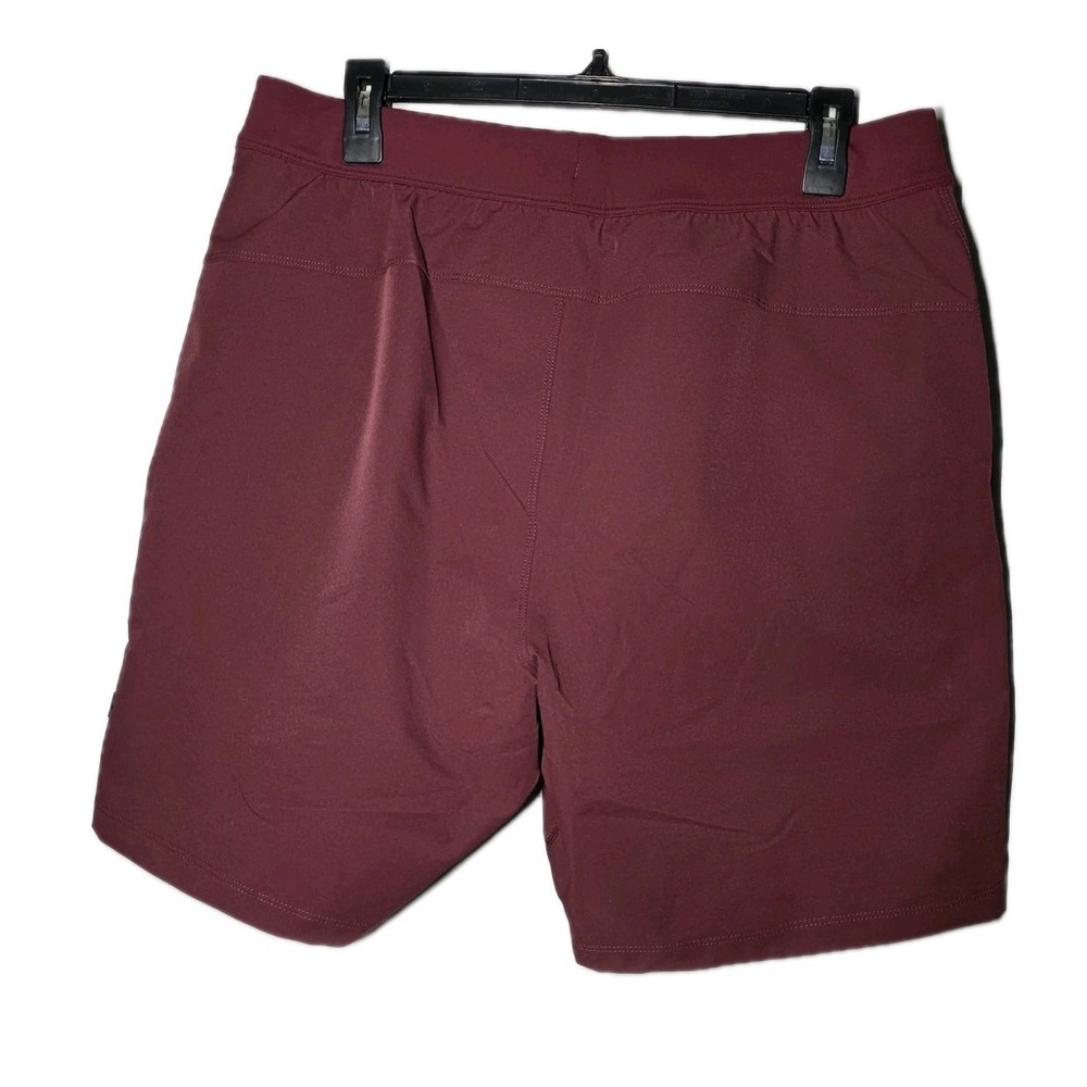 Public Rec Mens Sz 34 All Day Every Day Shorts Maroon Athletic Tech Drawstring - Picture 2 of 7